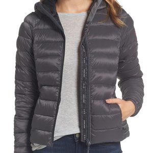 Canada Goose Brookvale Packable Hooded Quilted Down Jacket XS Dark Grey